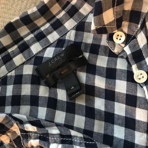 J Crew women’s flannel shirt